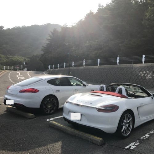 ポルシェ 981ボクスターGTSとパナメーラ