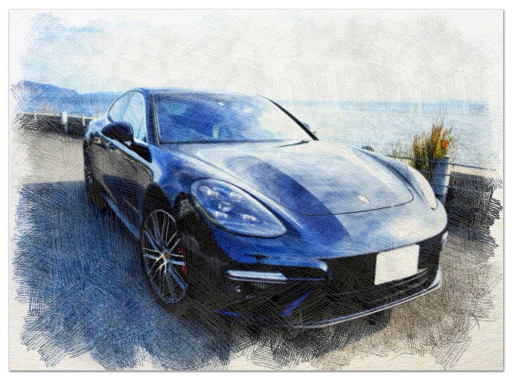 愛車の写真を一瞬で絵画タッチ風にできる Photolab を使ってみた ポルシェがわが家にやってきた オーナーズブログ