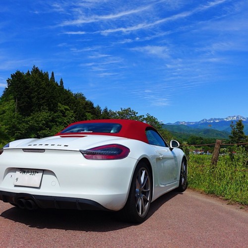 ポルシェ 981ボクスターGTSのリア Porsche 981Boxster GTS