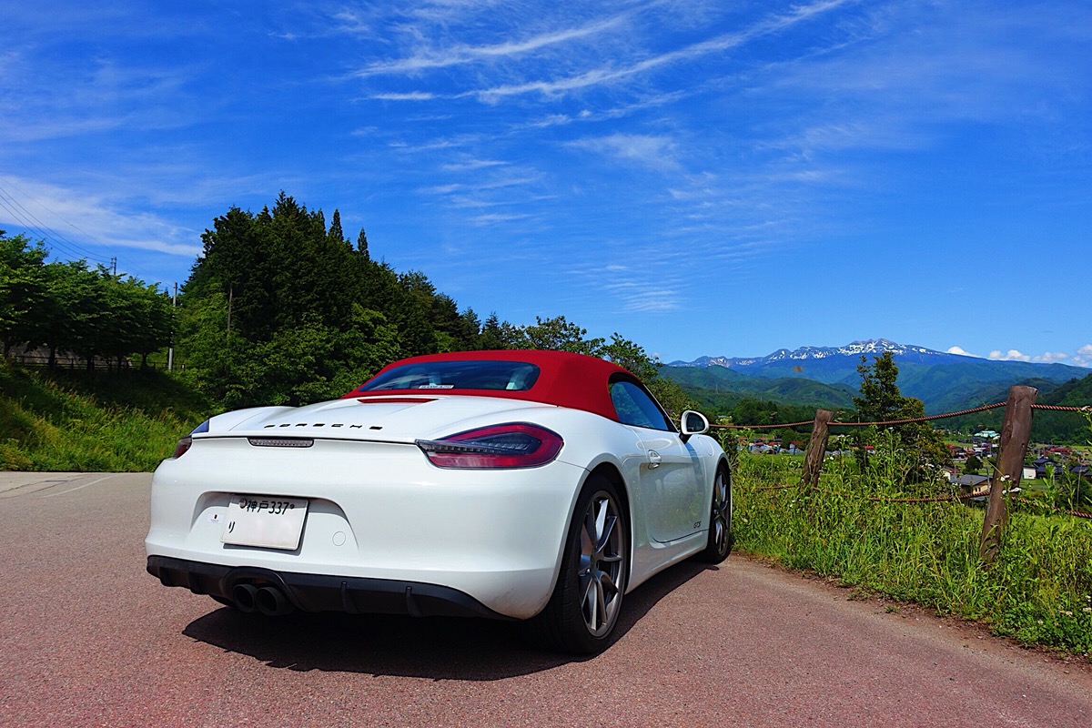 ポルシェ 981ボクスターGTSのリア Porsche 981Boxster GTS