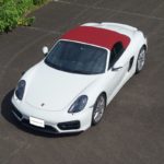 オープンカーの幌の手入れ方法 – ボクスターの幌を洗ってみた