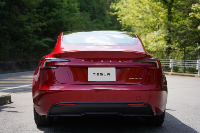 テスラモデル3 | 車, 道路, 木, 屋外, 道路上, TESLA, Model 3