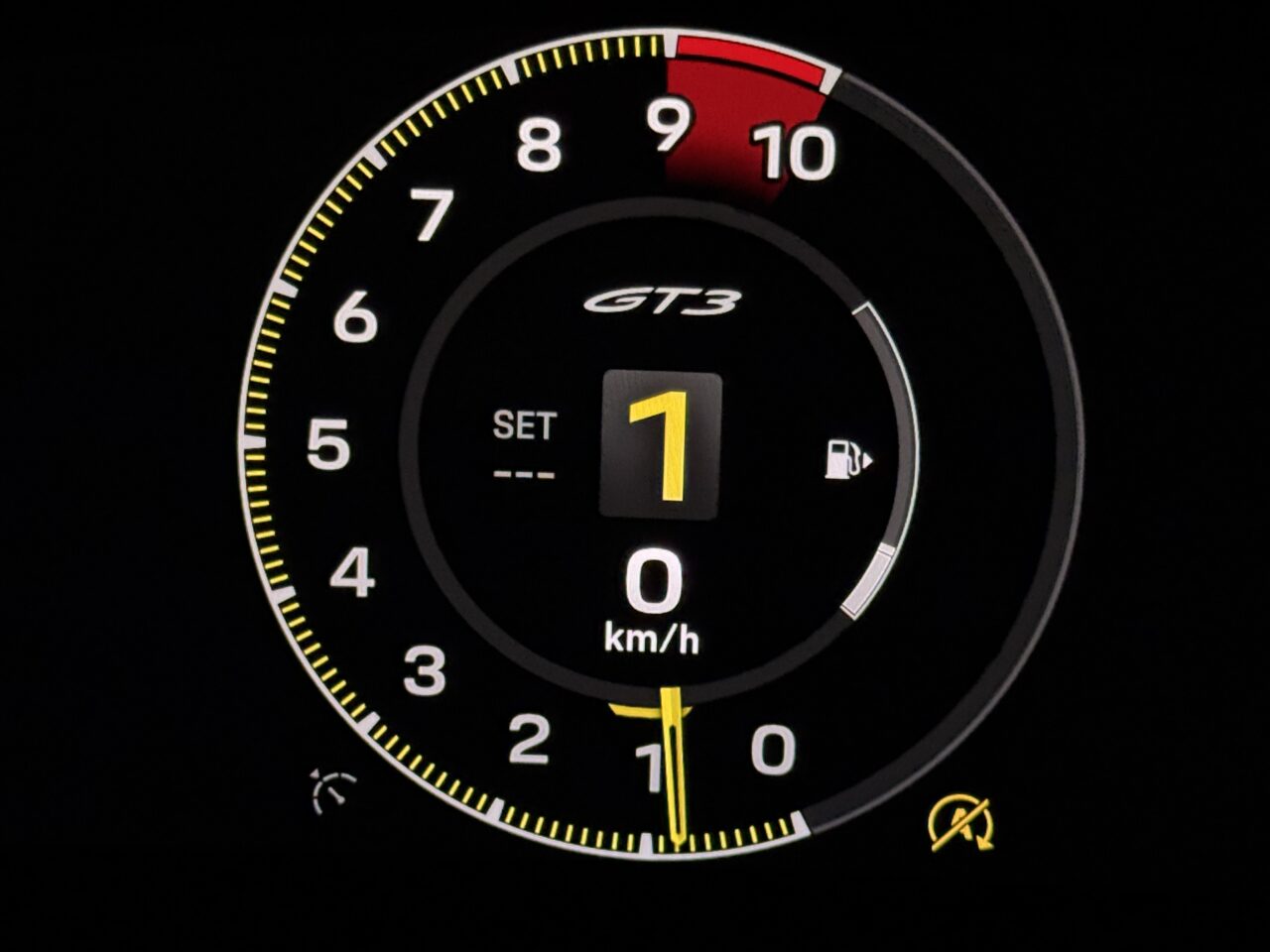 992.2 GT3ツーリングのメーター