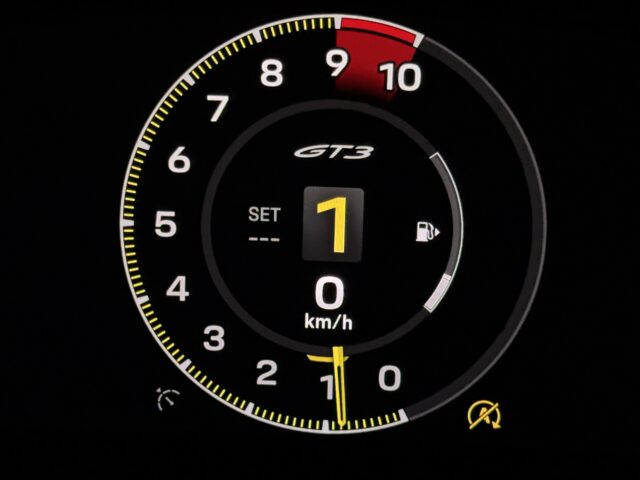 992.2 GT3ツーリングのメーター