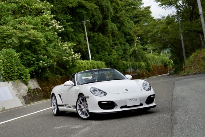 車, 道路, 木, 電柱, 山道, 屋外, PORSCHE, Boxster, 987, SPyder