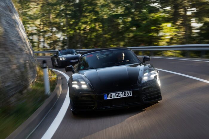 ポルシェ 718ボクスター EV プロトタイプ