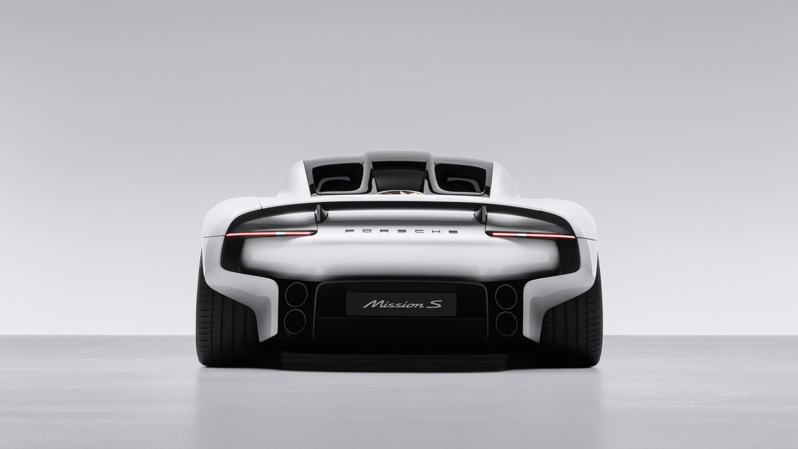 Porsche Mission S von hinten