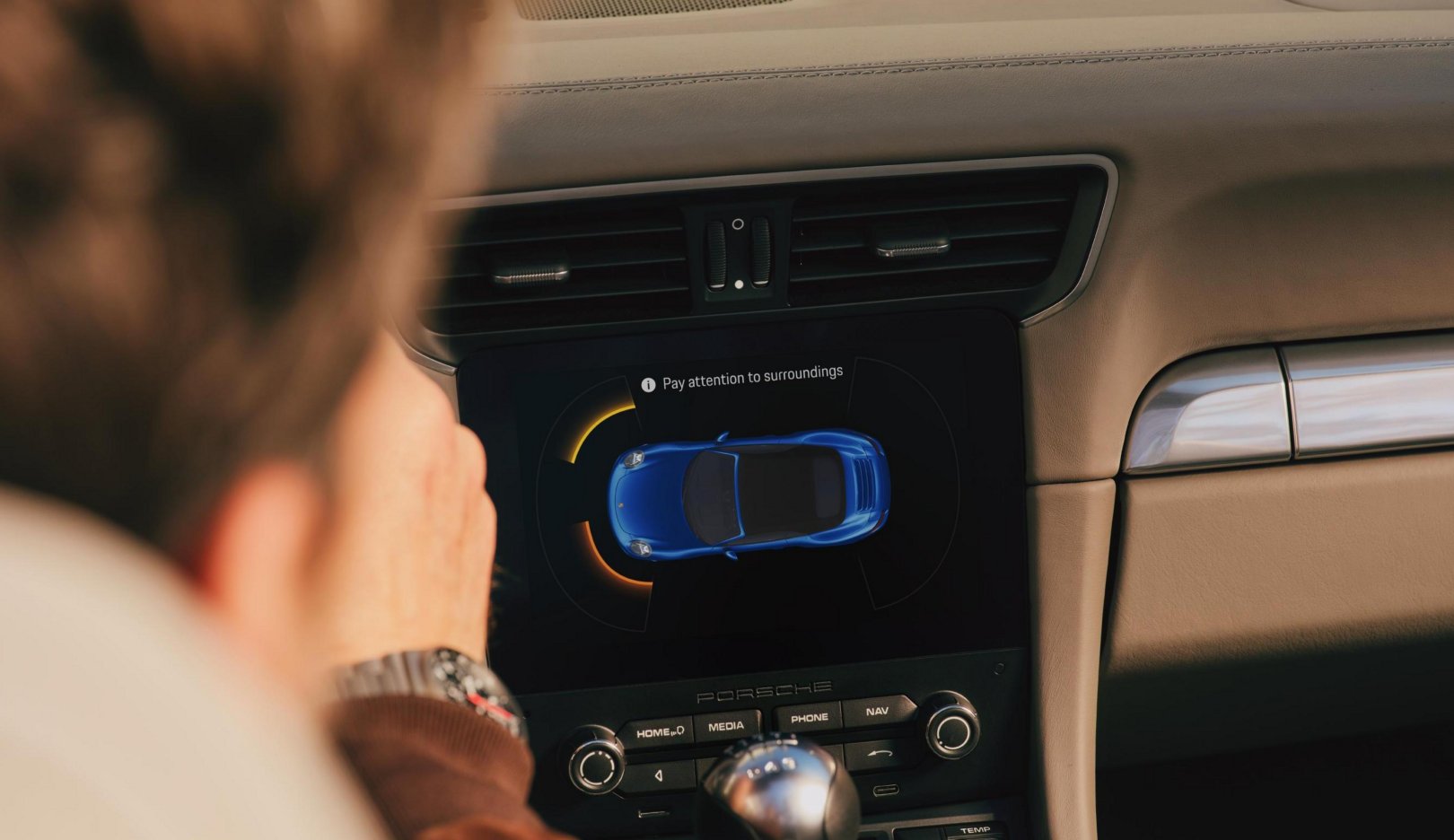 PCCM Plus parking sensor display