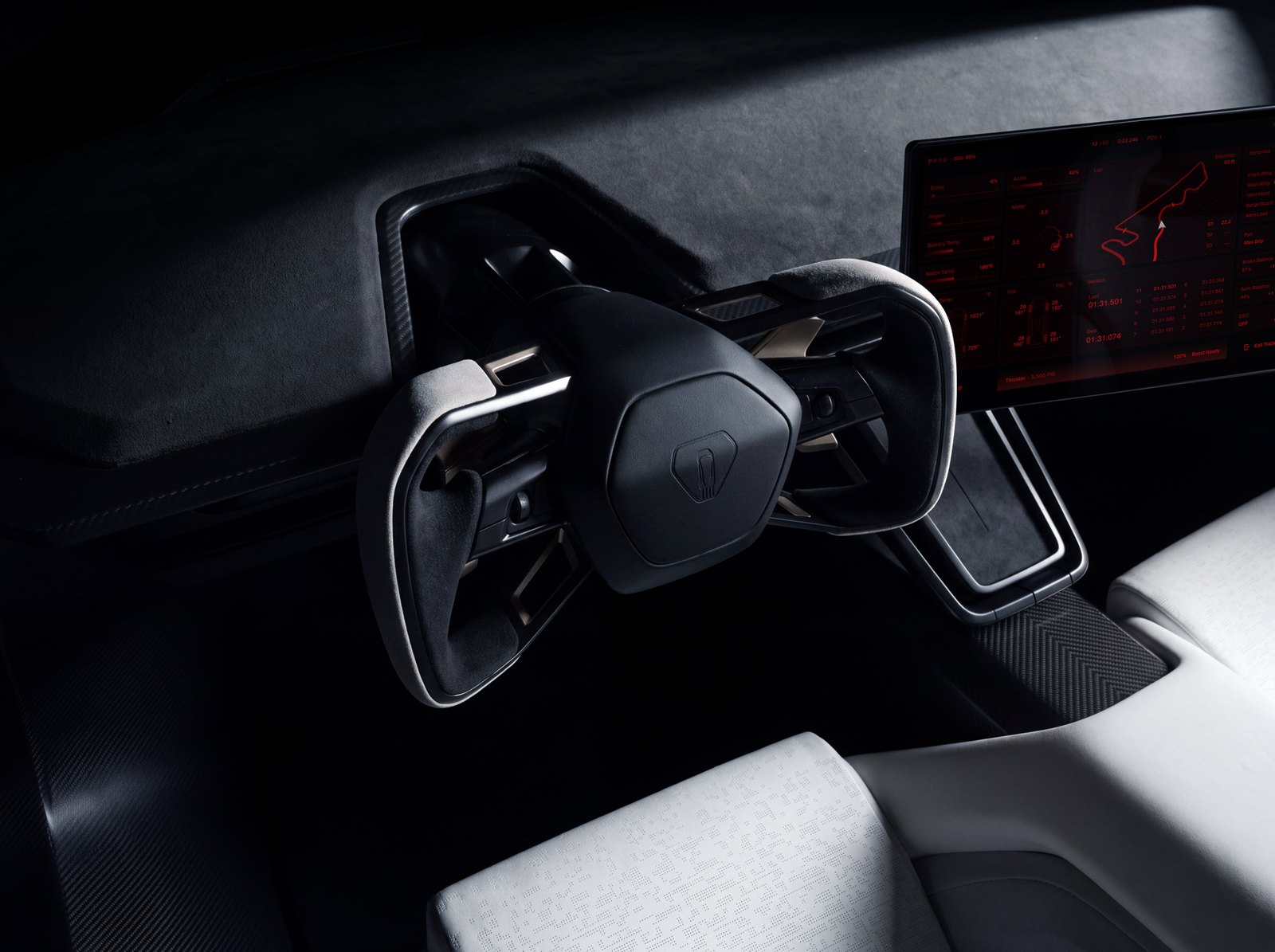 Cockpit des Tesla Roadster der nächsten Generation